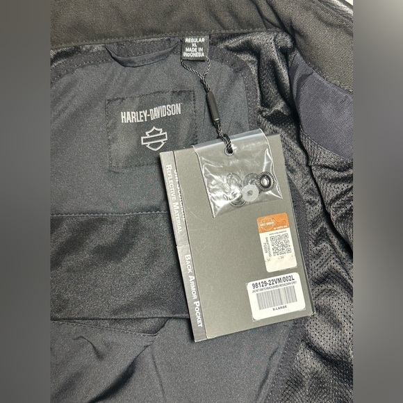 Harley Davidson Switchback Mixed Media Rider Jacket Mens Size XL Black/Gray New - Picture 6 of 16